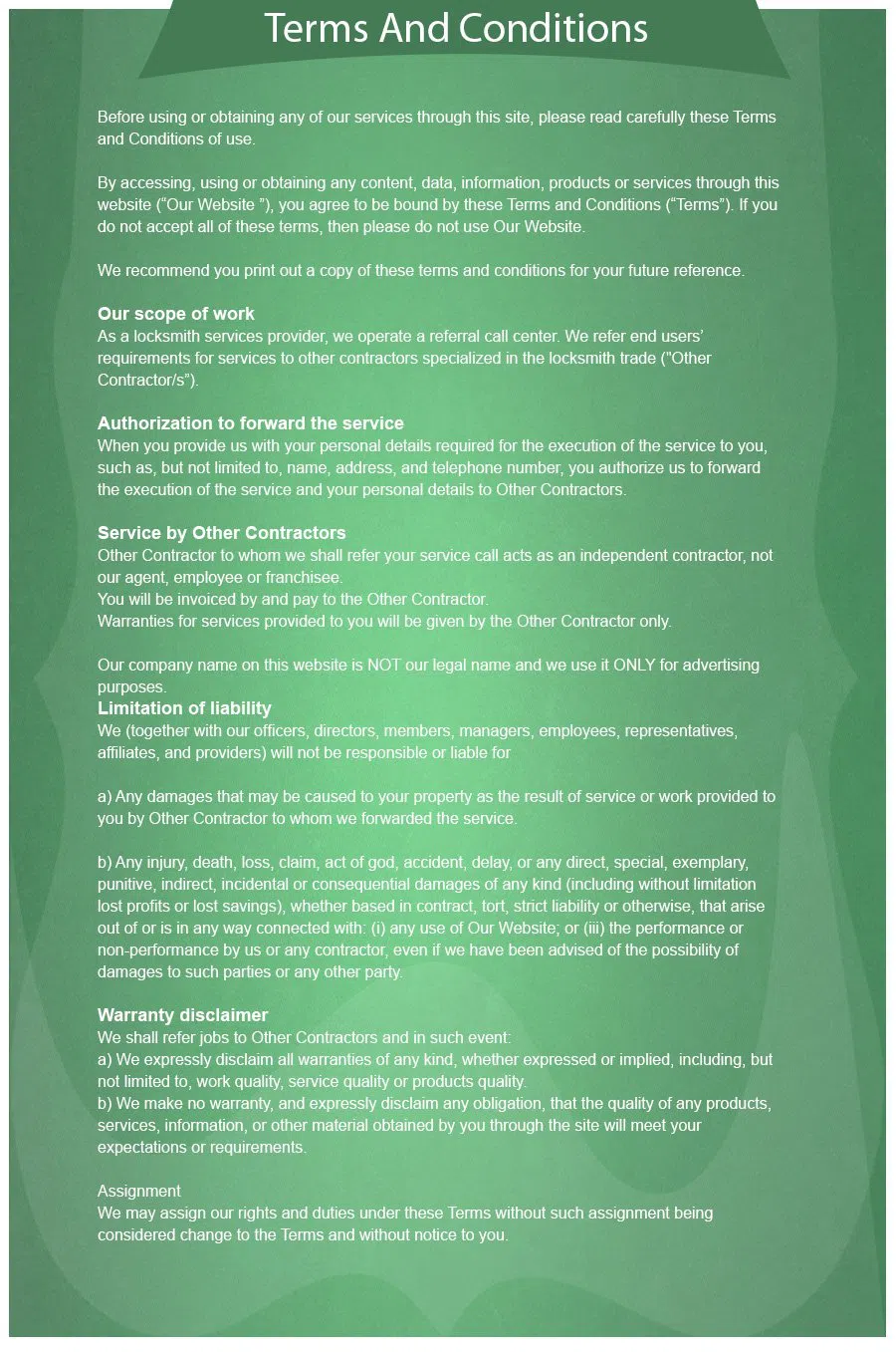 Baldwin Locksmith Store Jacksonville, FL 904-495-0778 - terms-and-condition-68-16mod